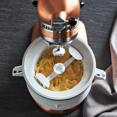 Kitchenaid mixer attachments ice cream maker top