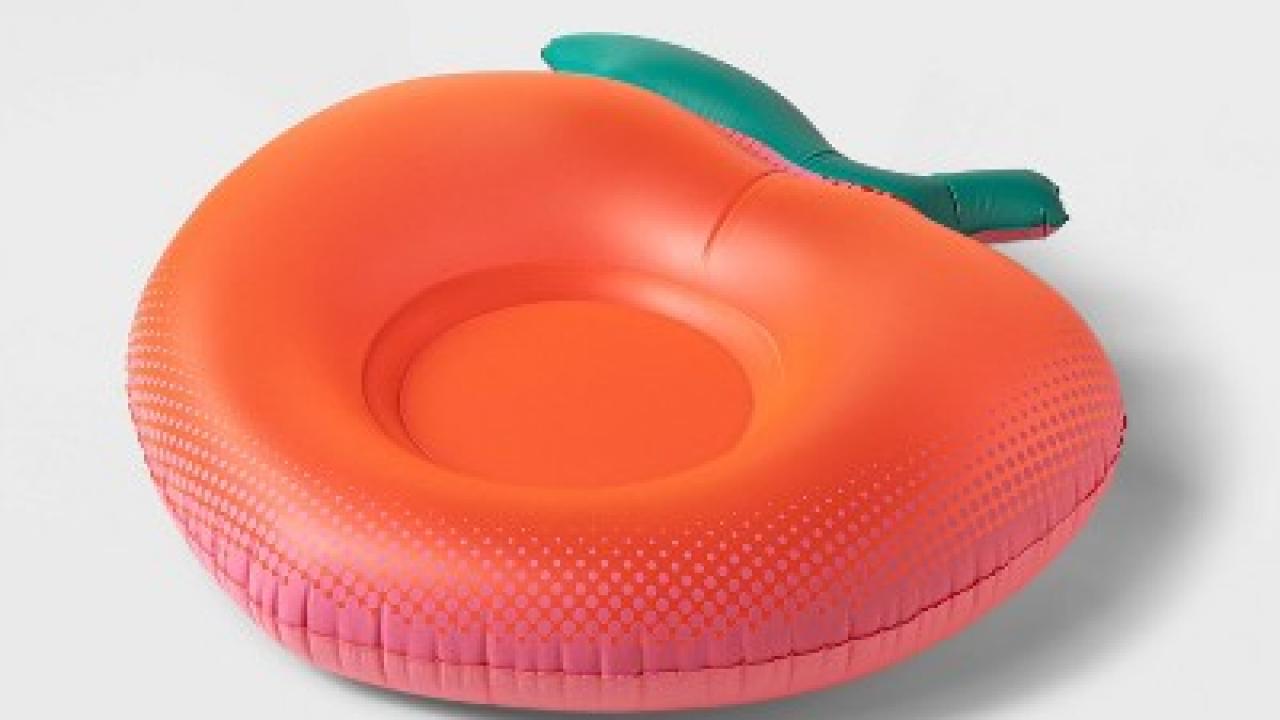 Peach hotsell pool float