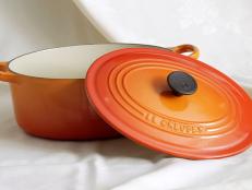 Le Creuset products for Christmas gift guide. Central.--Oval French Oven. 01 DECEMBER 2003 (Photo by Dickson Lee/South China Morning Post via Getty Images)