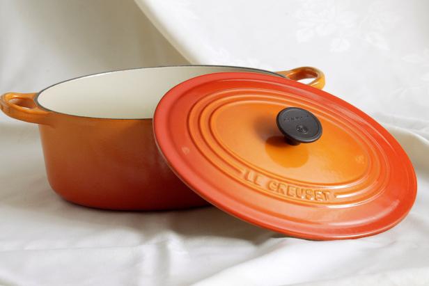 Le Creuset products for Christmas gift guide. Central.--Oval French Oven. 01 DECEMBER 2003 (Photo by Dickson Lee/South China Morning Post via Getty Images)