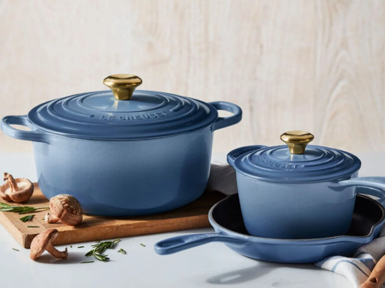 Le Creuset New Chambray Color Fall 2021 | Food Network