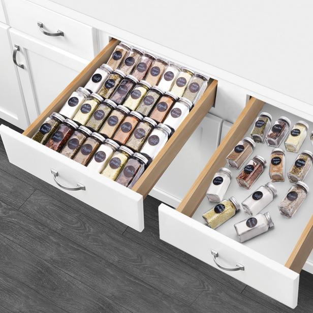 The Best Drawer Spice Organization Rack - Bowl of Delicious