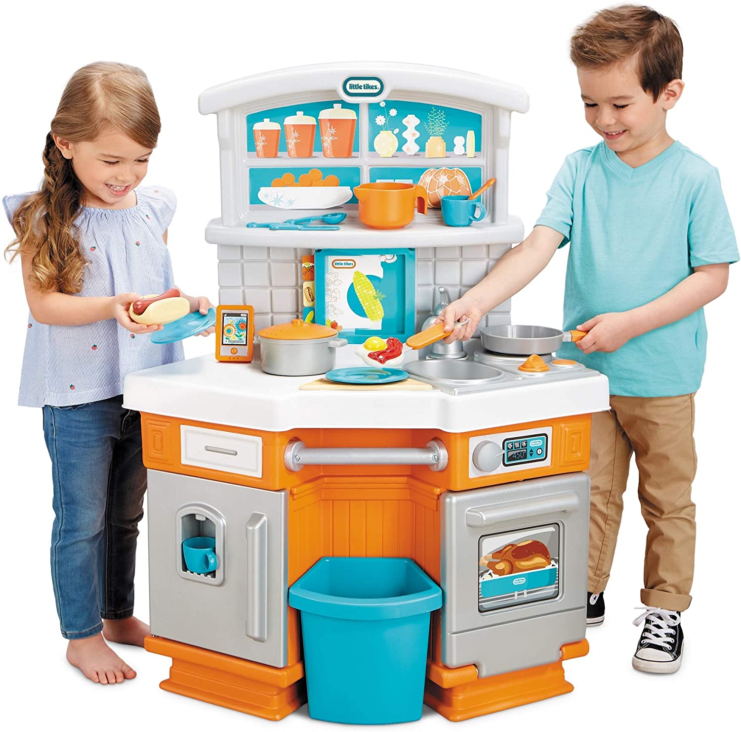 Girl Kitchen Playset Play Food For Toddlers Toy Sets Girls Frozen Treats Best 