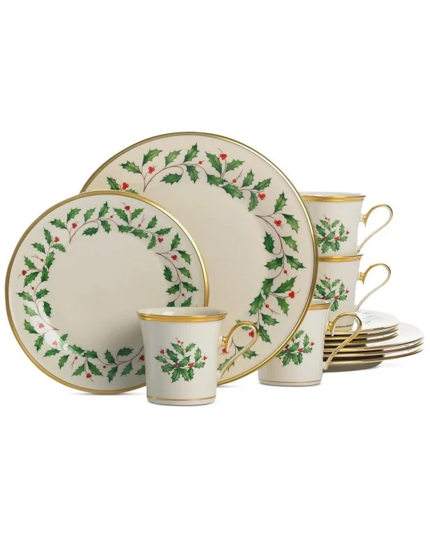 15 Best Christmas China Patterns 2023 Holiday Recipes Menus Desserts Party Ideas from Food Network Food Network