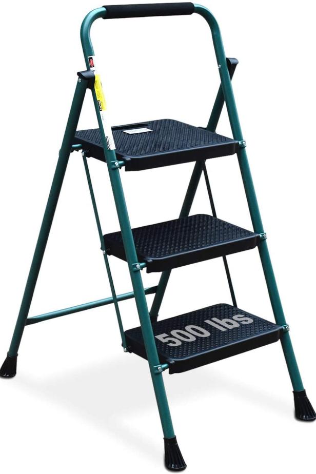 folding step ladder for kitchen