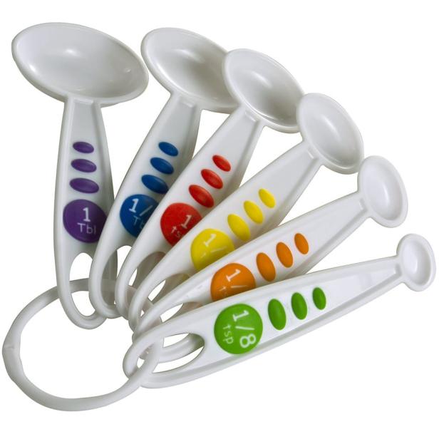 Curious Chef Colored Measuring Spoon Set