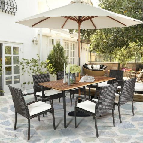 Best Outdoor Dining Sets Ping, Outdoor Dining Room Sets For 10