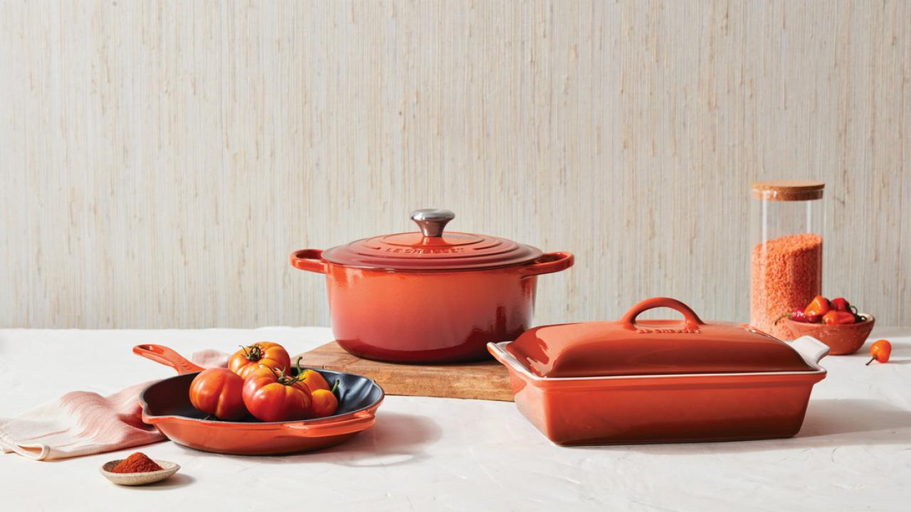 Le Creuset Introduces Cayenne Cookware Colorway