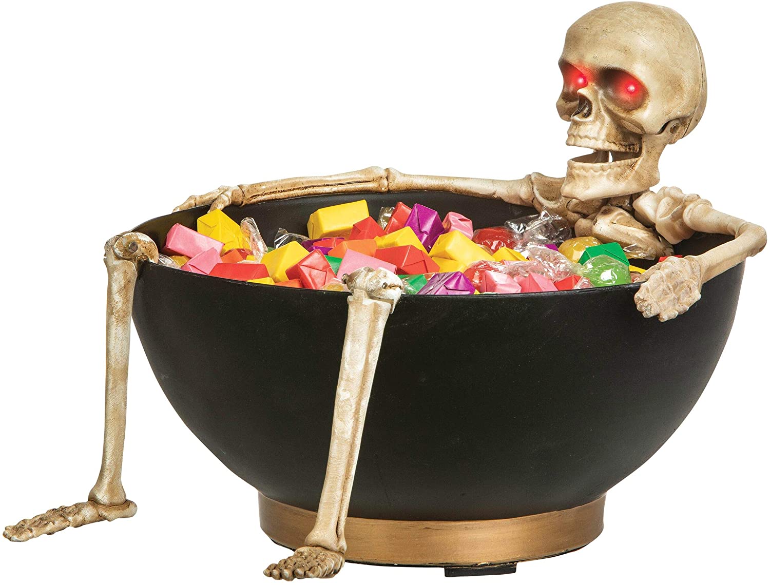 Halloween Skeleton Bone Web Serving Bowl for Candy Snacks 