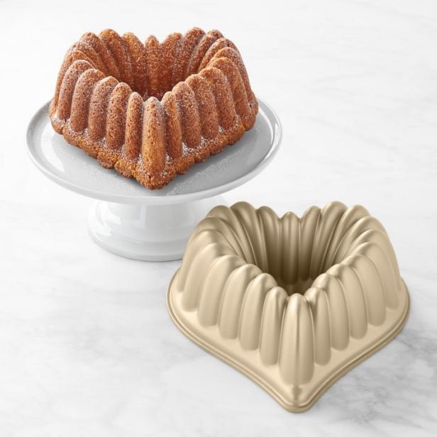 USA Pan Global Bakeware Fancy Heart Cake Pan