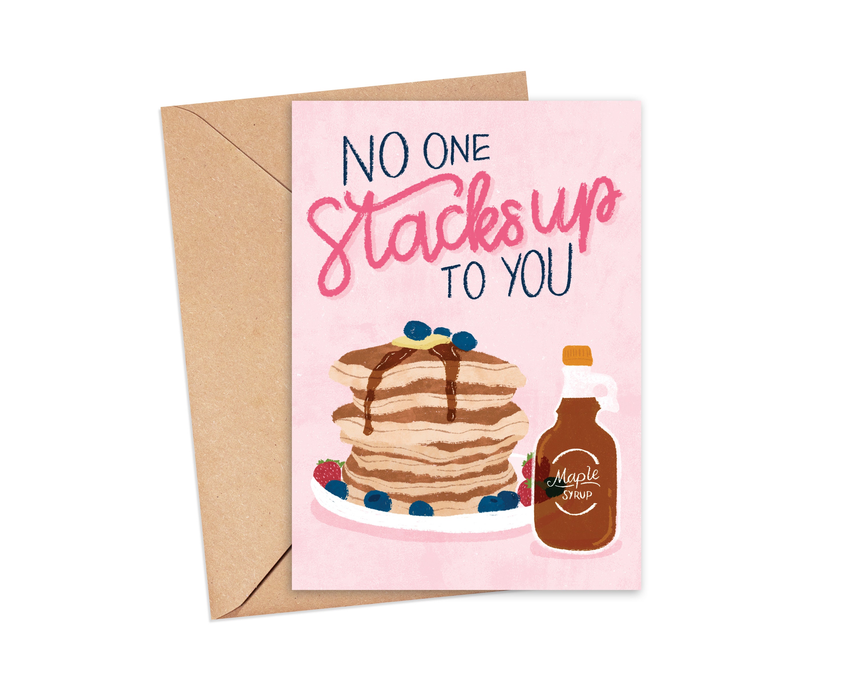 Baegel and Valentine's Day Breakfast Foods Greeting Cards Love Friendship 
