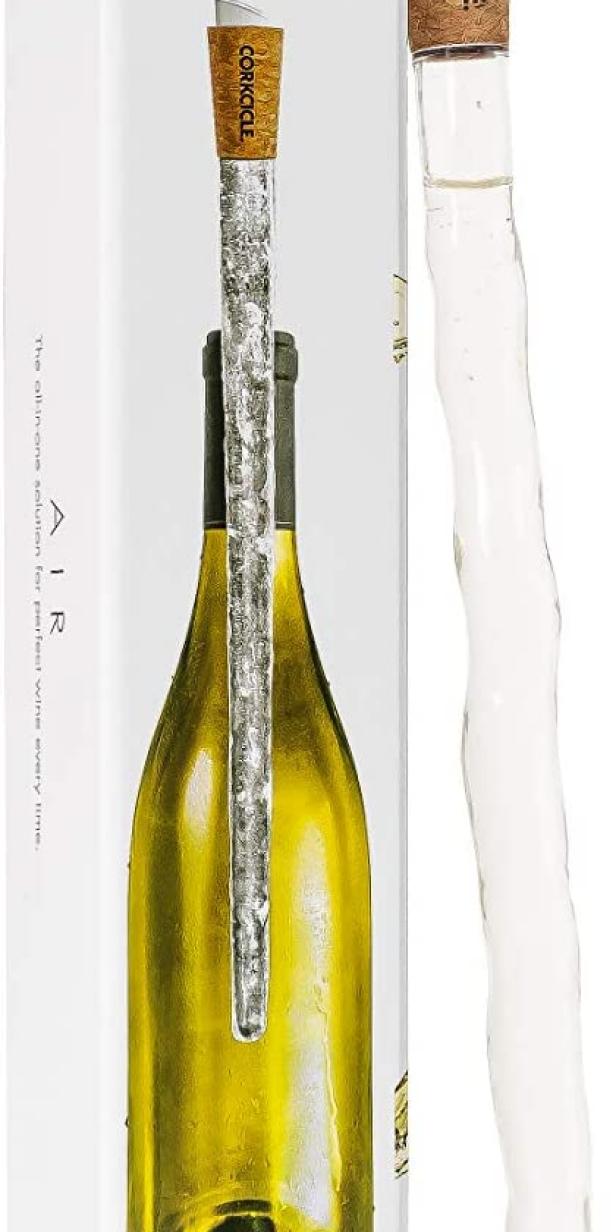 Corkcicle Air - Stainless Steel Wine Cork, Chiller & Aerator