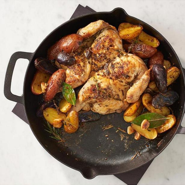 Food Network™ Pre-Seasoned Cast-Iron 11 Square Skillet With