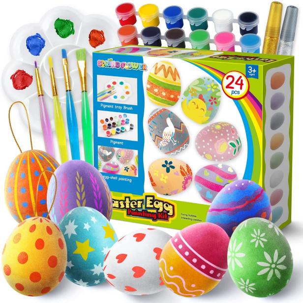 Eco-Kids Eco-Eggs Coloring and Grass Growing Kit