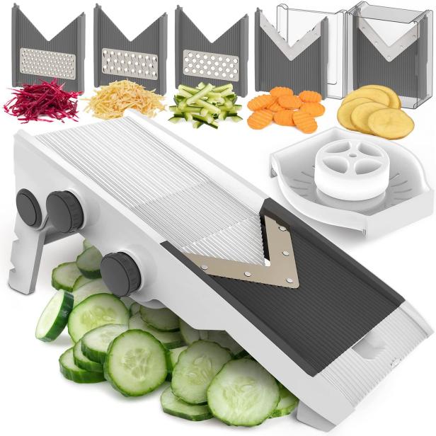 Laboratorium genade Zelfgenoegzaamheid 5 Best Mandoline Slicers 2023 Reviewed | Shopping : Food Network | Food  Network