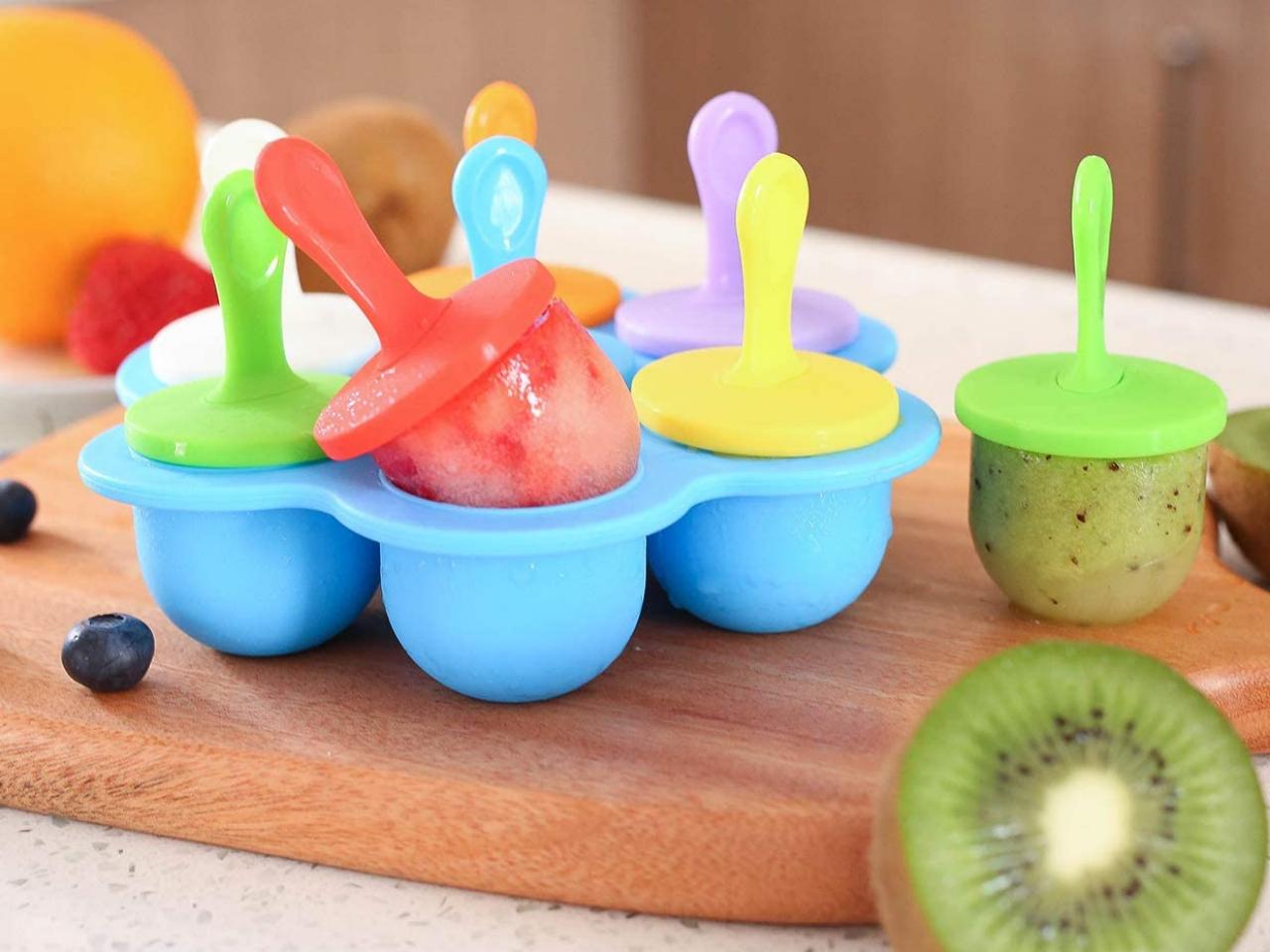 Best Selling Silicone Popsicle Molds Maker Large Homemade Ice Pop