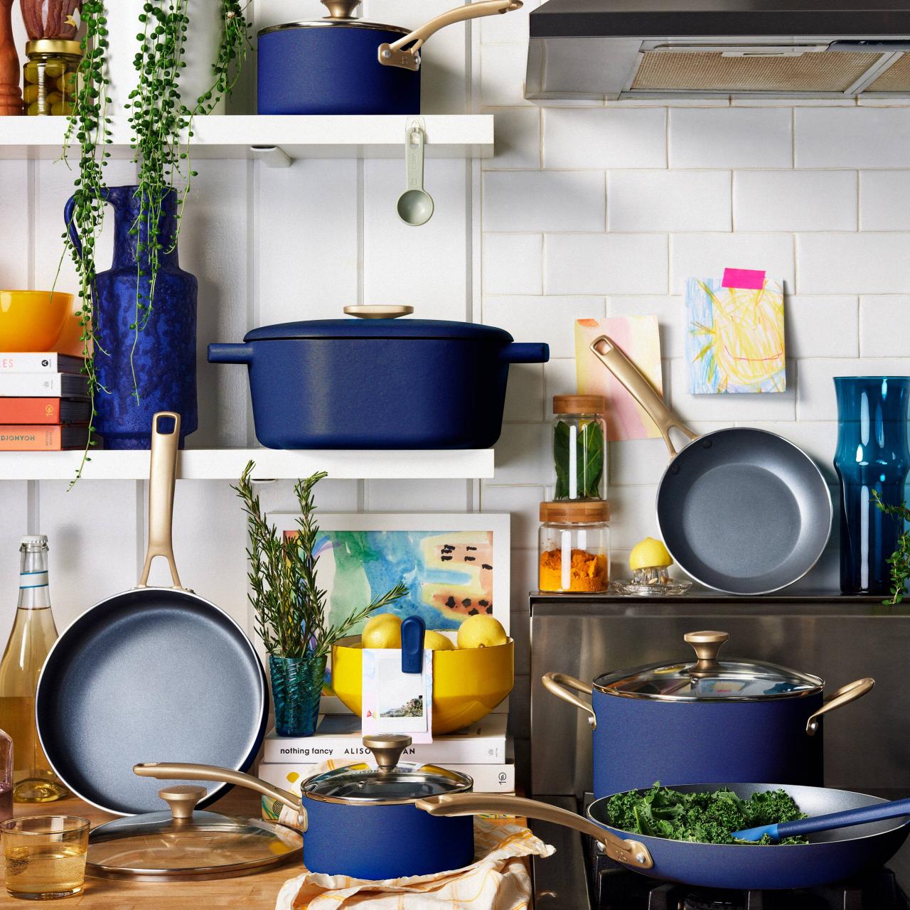 Snag Drew Barrymore's stunning 20-piece cookware set on sale at