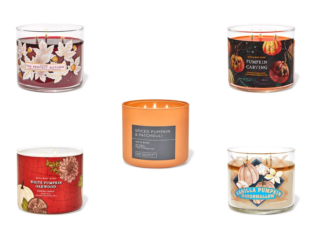 Bath and body works fall candles discount