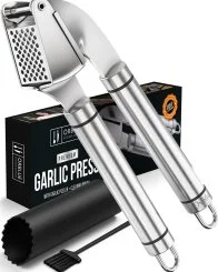 ORBLUE Stainless Steel Garlic Press