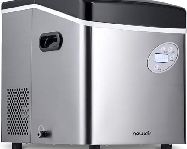 Newair 26 Lbs. Nugget Countertop Ice Maker In Stainless Steel With Soft Chewable  Pebble Ice, Self-cleaning, Perfect For Home, Kitchen, Office : Target