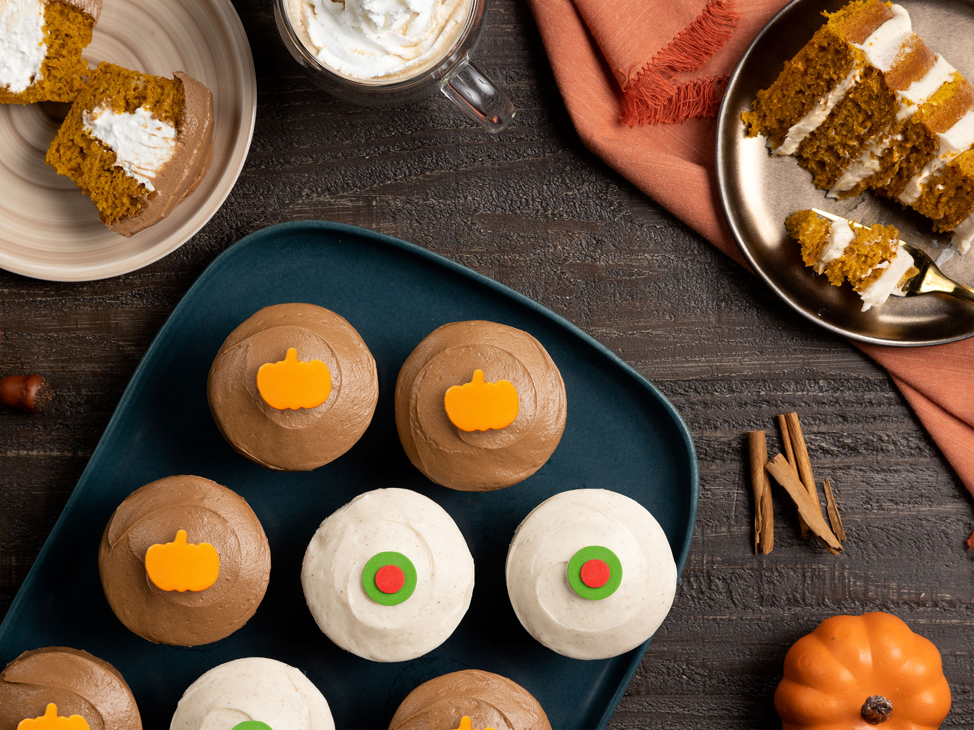 Pumpkin 100/Pkg us:one Size Non-Food Items Mini Baking Cups 