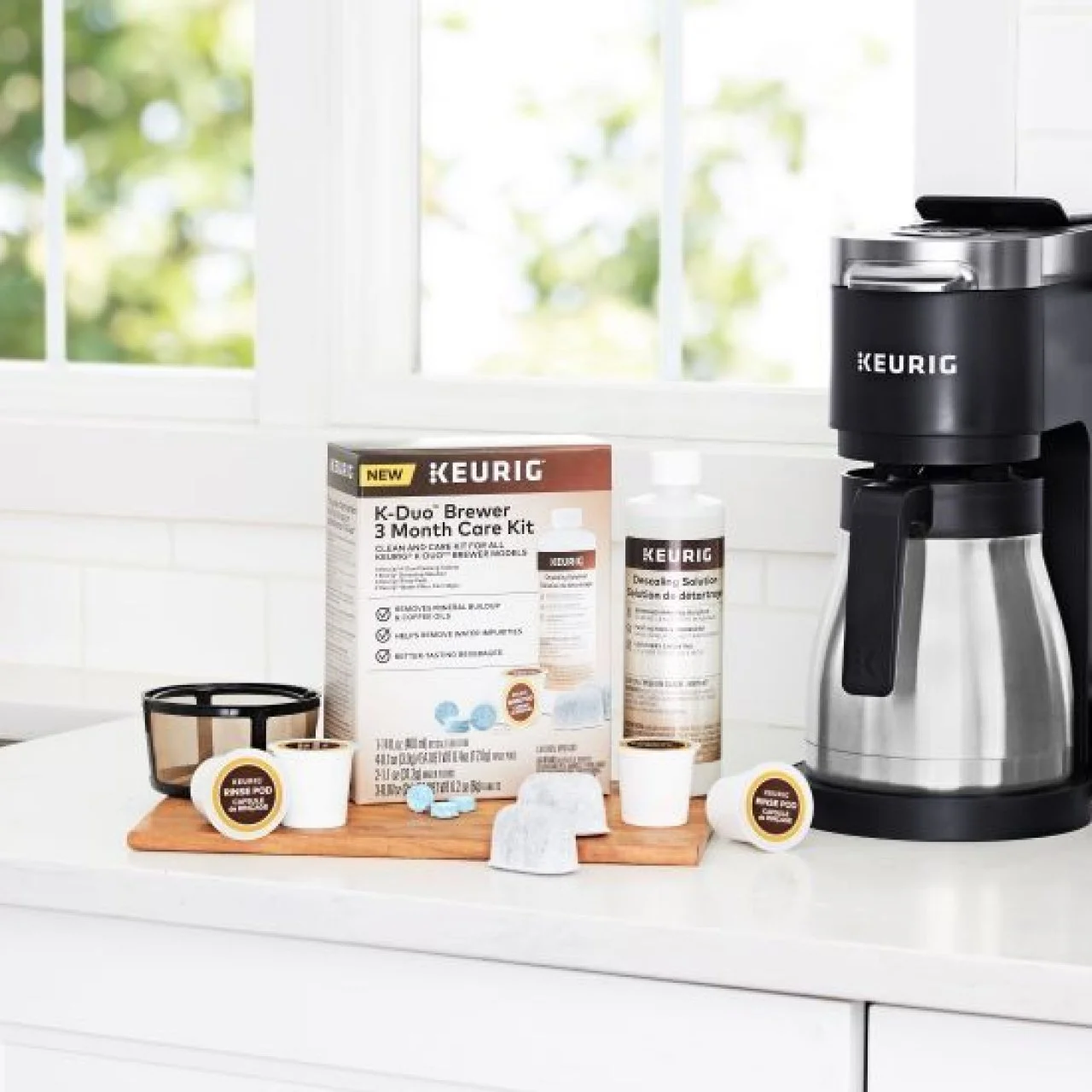 Duo Brewer Keurig Month Care Kit How To Descale Keurig Compatible