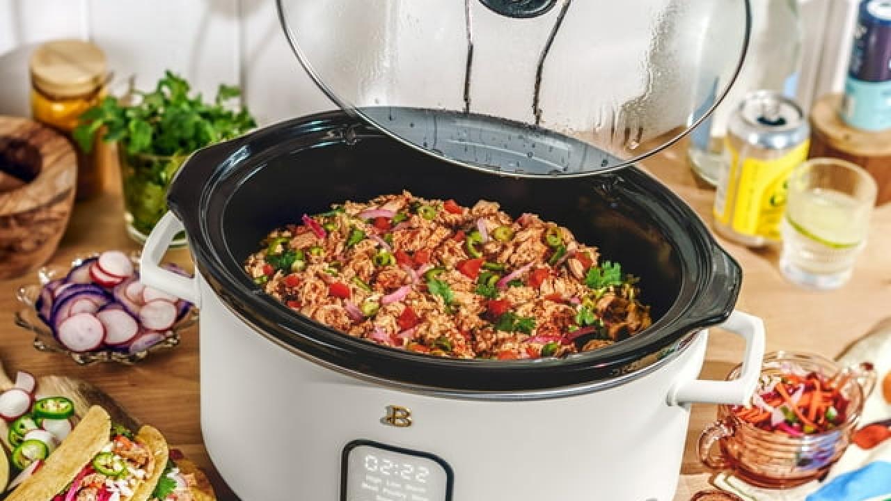 Deal: Beautiful by Drew Barrymore 2-Quart Slow Cooker 2-Pack