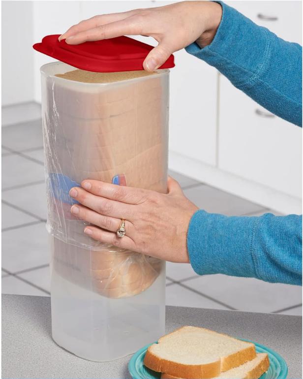 loaf bread storage container airtight bread keeper for homemade bread  container