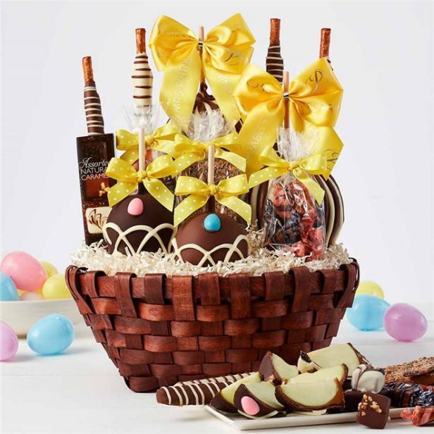 Adult gift basket  Creative easter baskets, Adult easter baskets