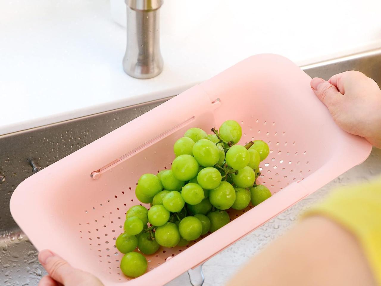 Over the Sink Colander Fits Any Kitchen Shopping Food Network