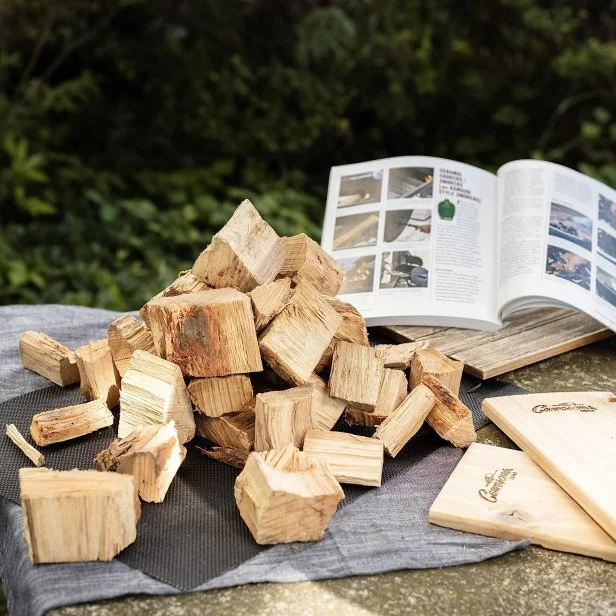 Wood chunks for grilling on sale