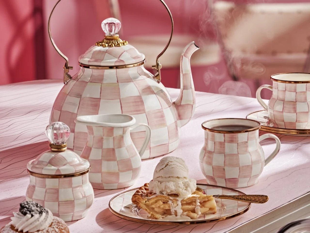 MacKenzie-Childs Launches 2024 Rosy Check Collection | Food Network