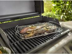 Level up your outdoor cooking game with a new grill basket.