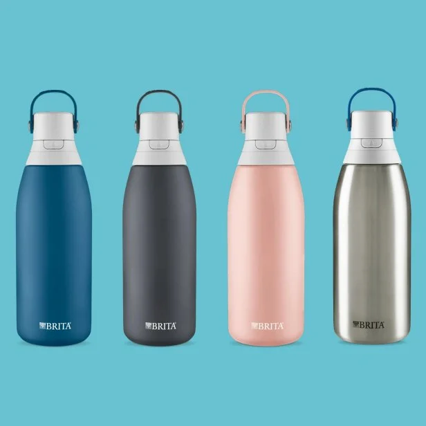 Brita stainless steel filtered water bottle product shot