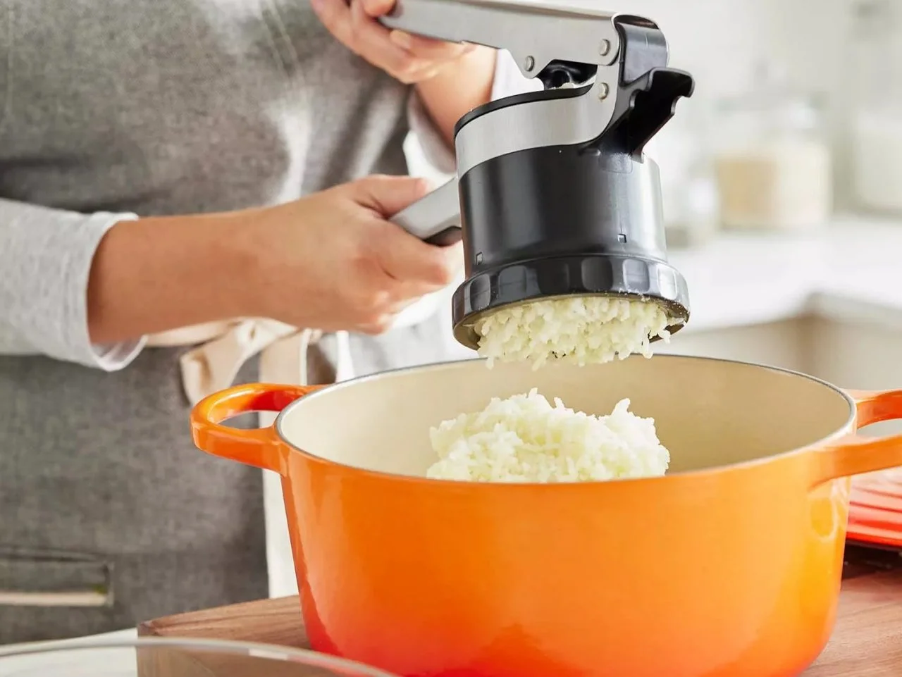 What does a potato ricer look like hotsell