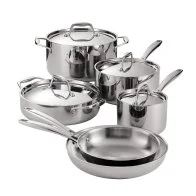 Tramontina Tri-Ply Clad 10-Piece Stainless Steel Cookware Set