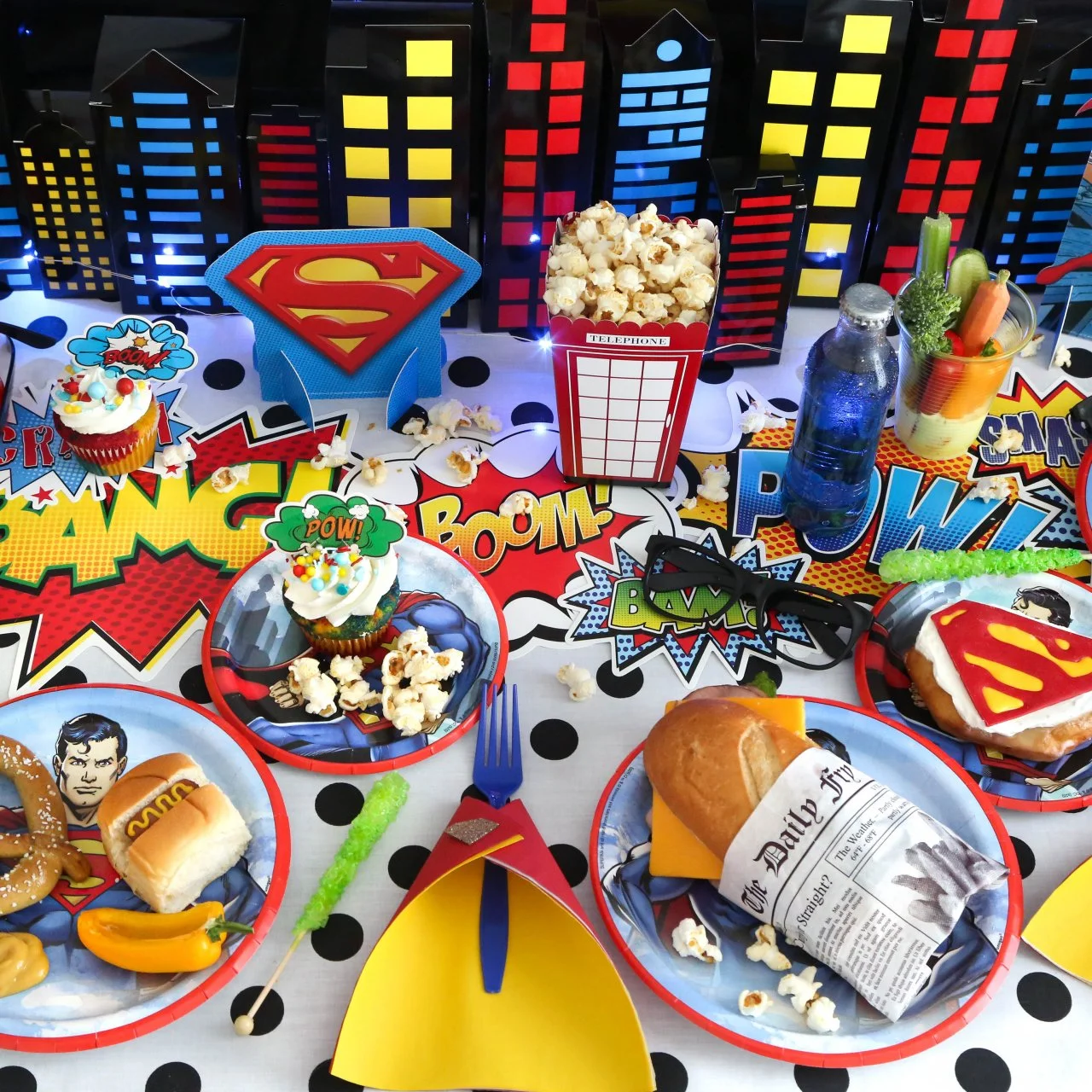 Superman Servietten – 16er Pack Für Deine Coole Mottoparty
