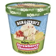 Ben & Jerry's Non-Dairy Strawberry Cheezecake
