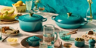 Le Creuset's Newest Color Feels Like a Coastal Vacation