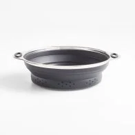 Crate & Barrel Silicone Collapsible Colander & Steamer