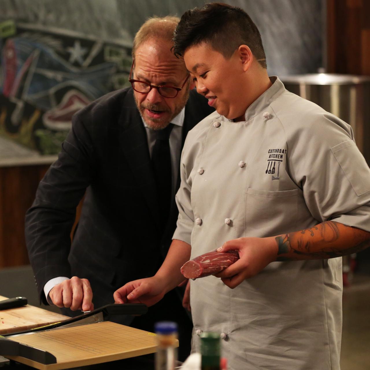 Alton Brown - My favorite tool in Cutthroat Kitchen: the salamander.