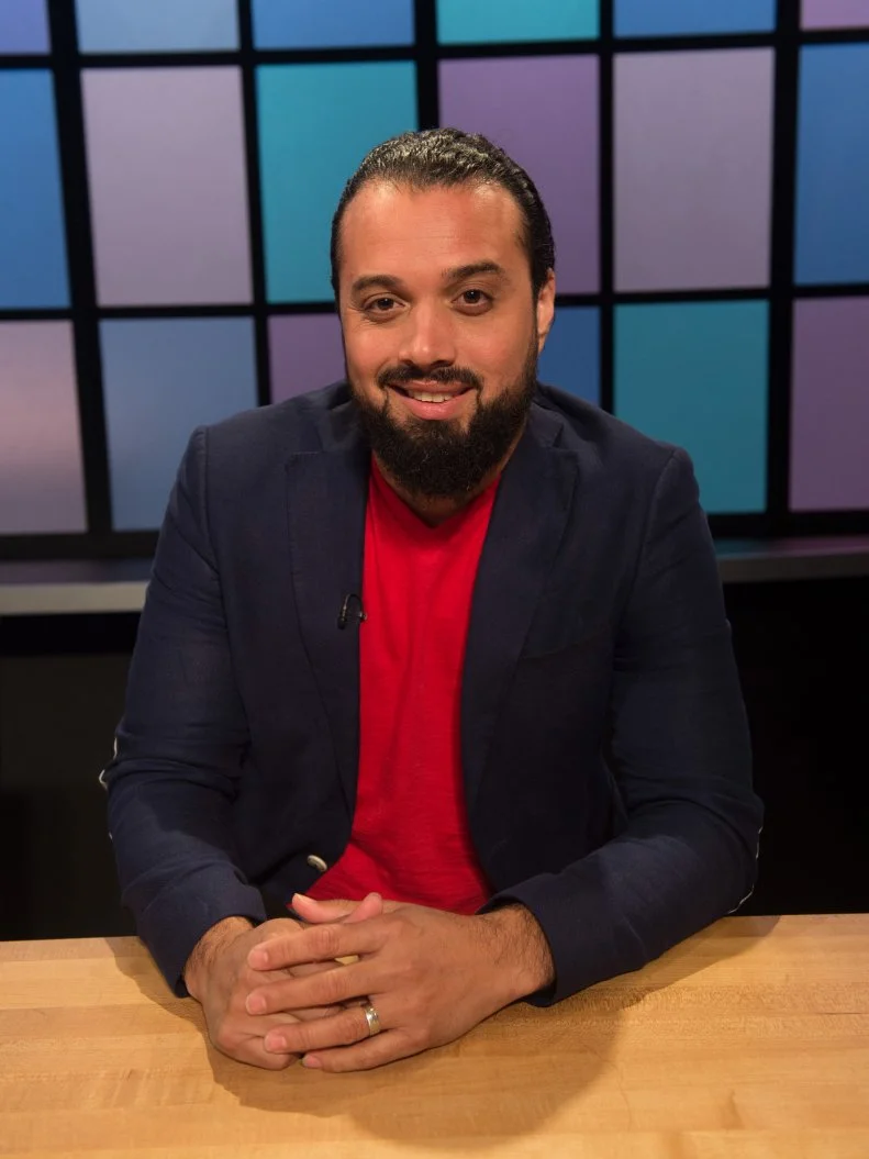 Guest judge Tino Feliciano, as seen on Food Network's Chopped Junior, Season 1.