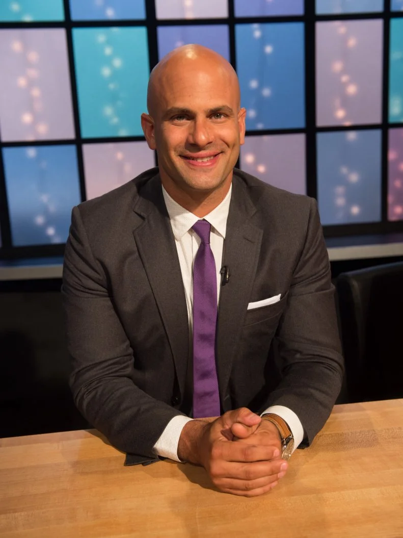 Guest judge Sam Kass during the holiday episode, as seen on Food Network's Chopped Junior, Season 1.