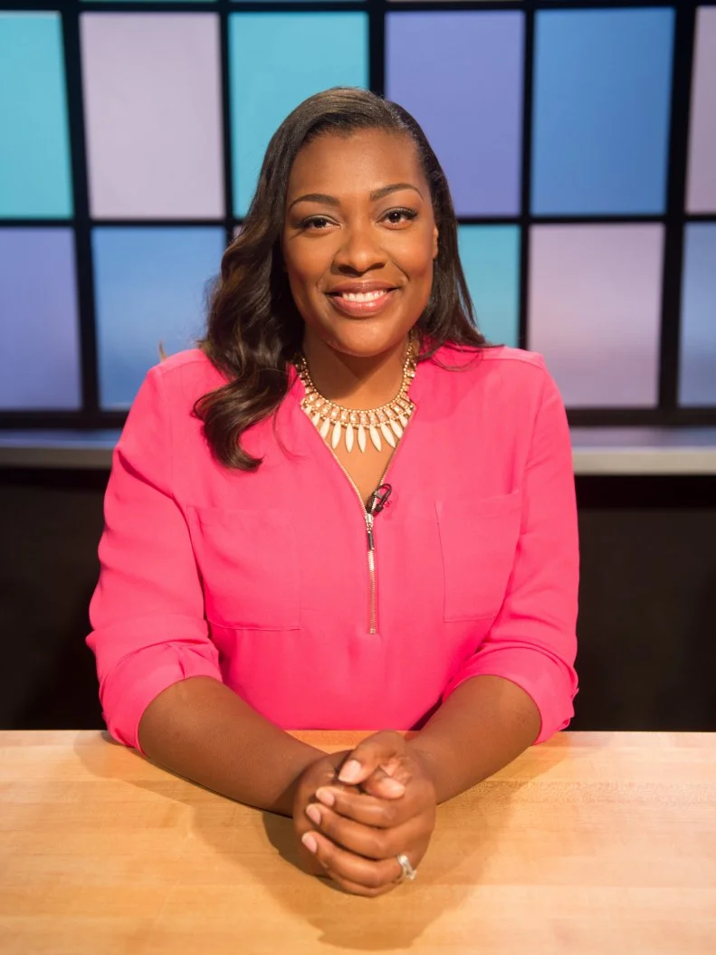 Guest judge Tiffany Derry as seen on Food Network's Chopped Junior, Season 1.