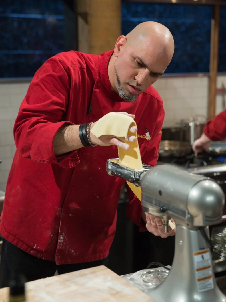 Guest Chef, Michael Psilakis competes during the All Star Tournament Finale, as seen on Food Networkâ  s Chopped, Season 24.