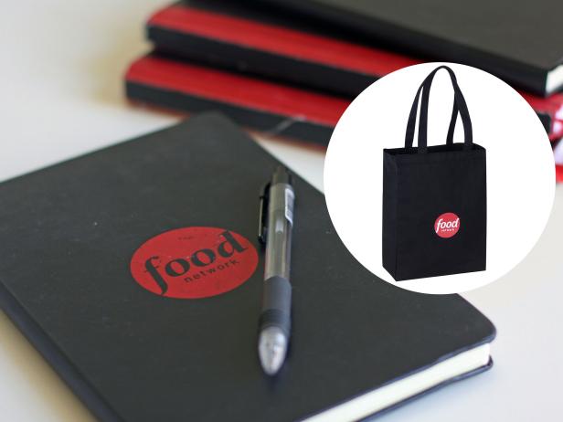 Food Network Journal and Tote Bag
