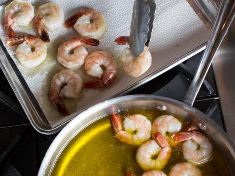 From the Competition to Your Kitchen: Olive Oil-Poached Shrimp