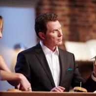 Selection Committee Giada de Laurentiis and Bobby Flay during evaluations for the Mentor Challenge, Delicious on Demand, as seen on Food Network Star, Season 11.