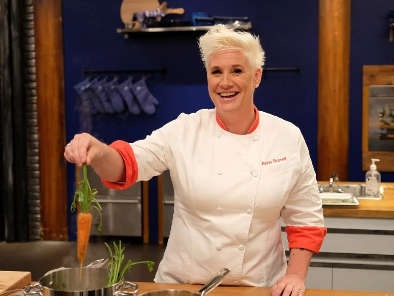 Host Chef Anne Burrell,, as seen on Food Networkâ  s Worst Cooks in America: Celebrity Edition, Season 7.