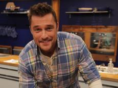 Contestant Chris Soules, in the kitchen, as seen on Food Networkâ  s Worst Cooks in America: Celebrity Edition, Season 7.